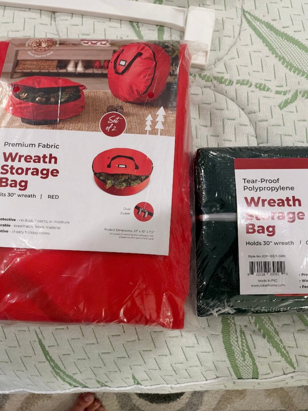 Wreath Storage Bags (3 total)